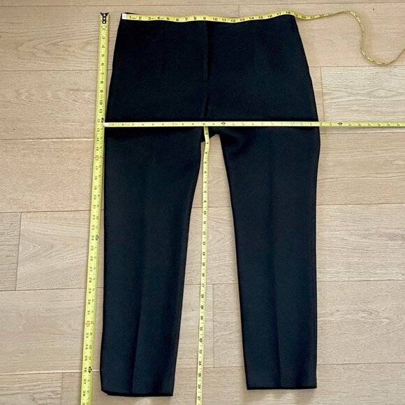 ZARA Womens Black Ankle Pants w Side Pockets Size X-Large - Picture 3 of 6